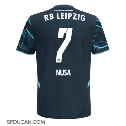 Muški Nogometni Dres RB Leipzig Antonio Nusa #7 Rezervni 2024-25 Kratak Rukav